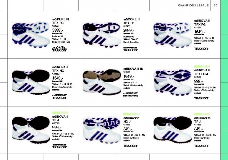leták Adidas leták fotbal strana 1 leták Adidas leták fotbal strana 1