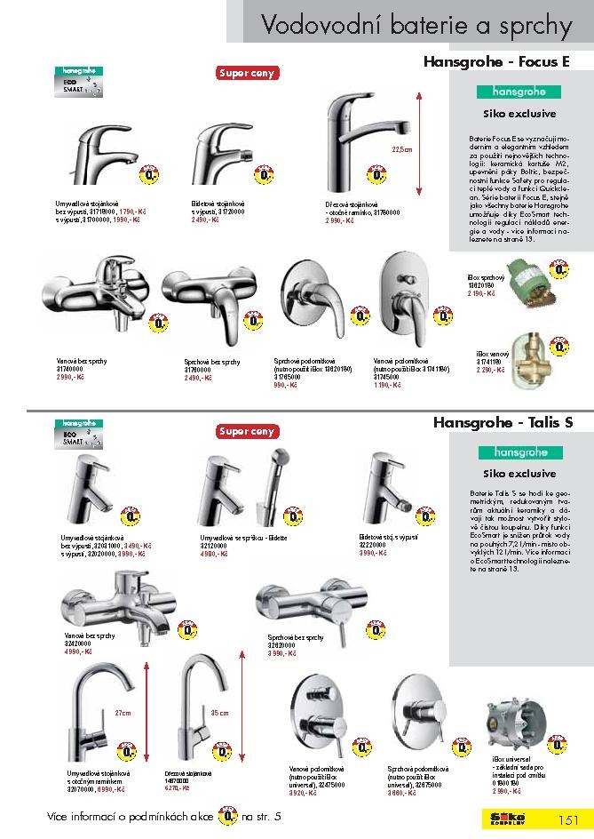 leták Siko koupelny katalog 2. část strana 1 leták Siko koupelny katalog 2. část strana 1
