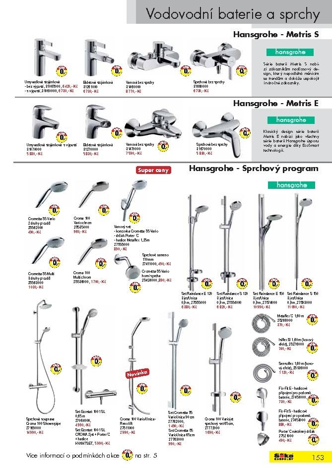 leták Siko koupelny katalog 2. část strana 1 leták Siko koupelny katalog 2. část strana 1