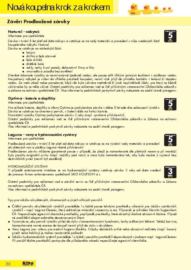 leták Siko koupelny katalog 1. část strana 1 leták Siko koupelny katalog 1. část strana 1