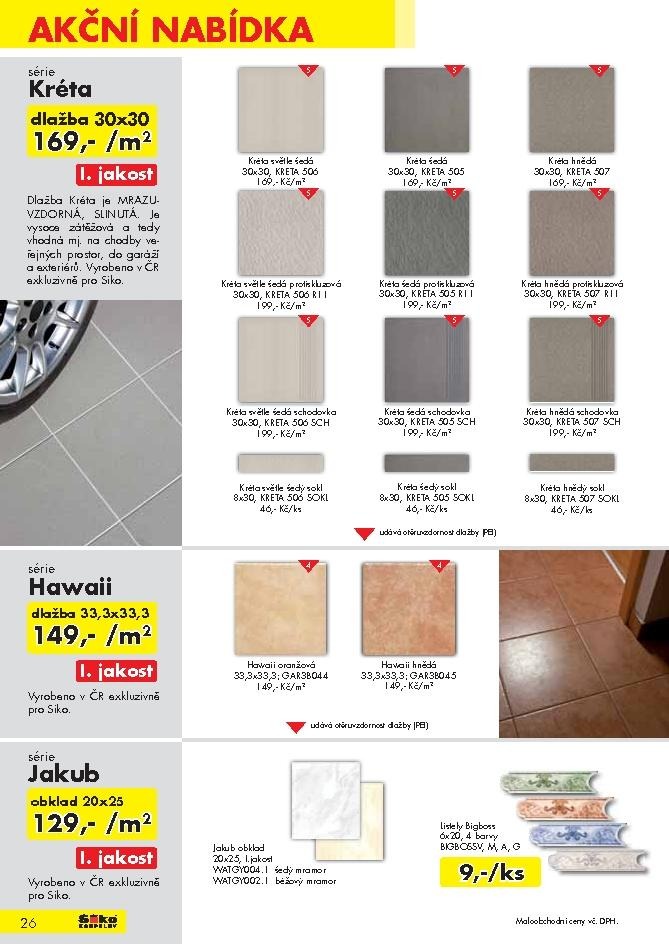leták Siko koupelny katalog 1. část strana 1 leták Siko koupelny katalog 1. část strana 1