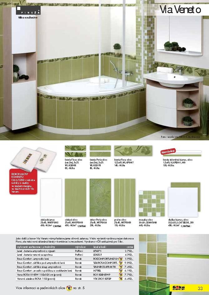 leták Siko koupelny katalog 1. část strana 1 leták Siko koupelny katalog 1. část strana 1