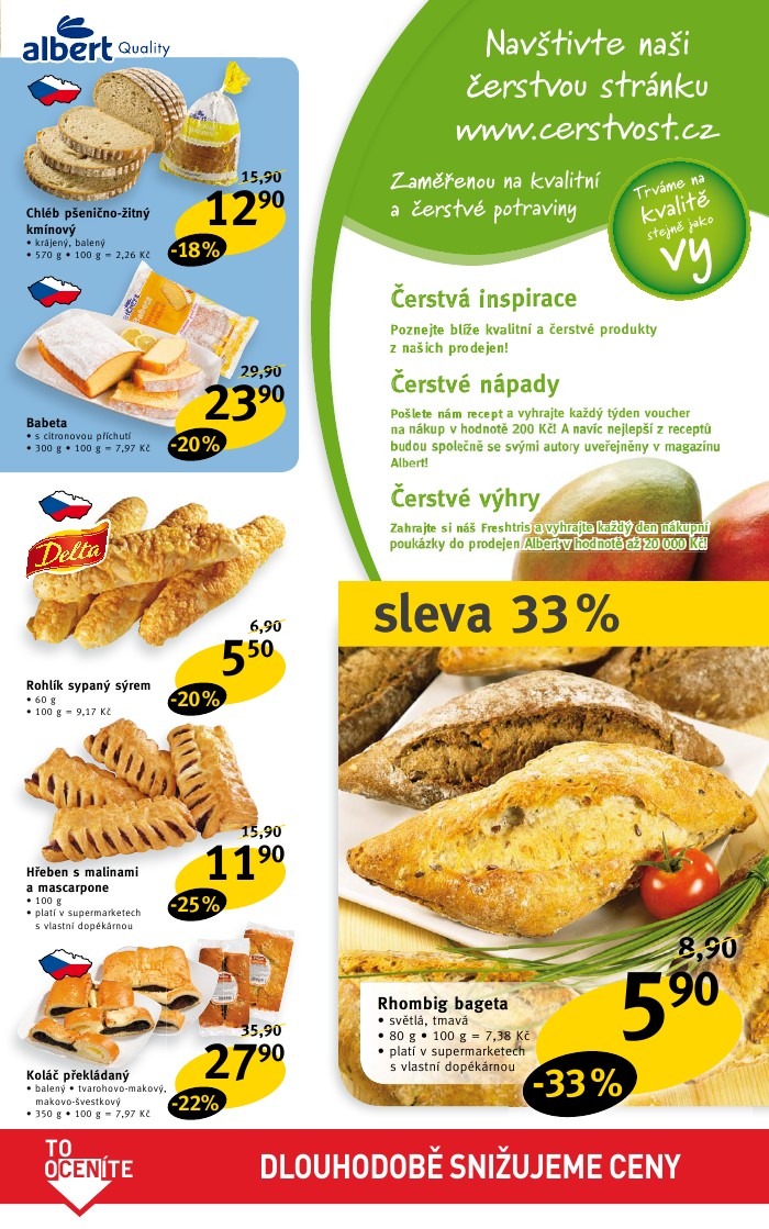 leták Albert strana 1 leták Albert strana 1