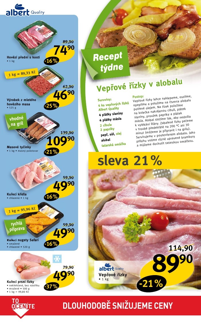 leták Albert strana 1 leták Albert strana 1