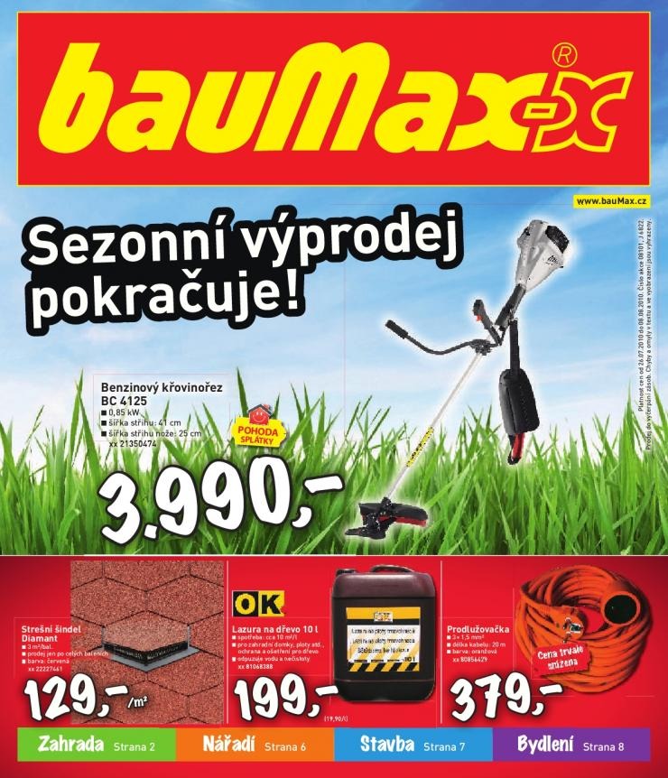leták Baumax akční katalog strana 1 leták Baumax akční katalog strana 1