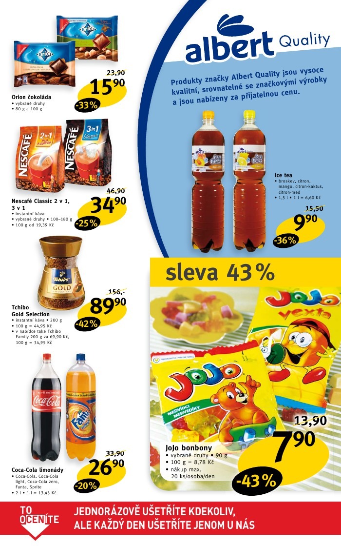 leták Albert strana 1 leták Albert strana 1