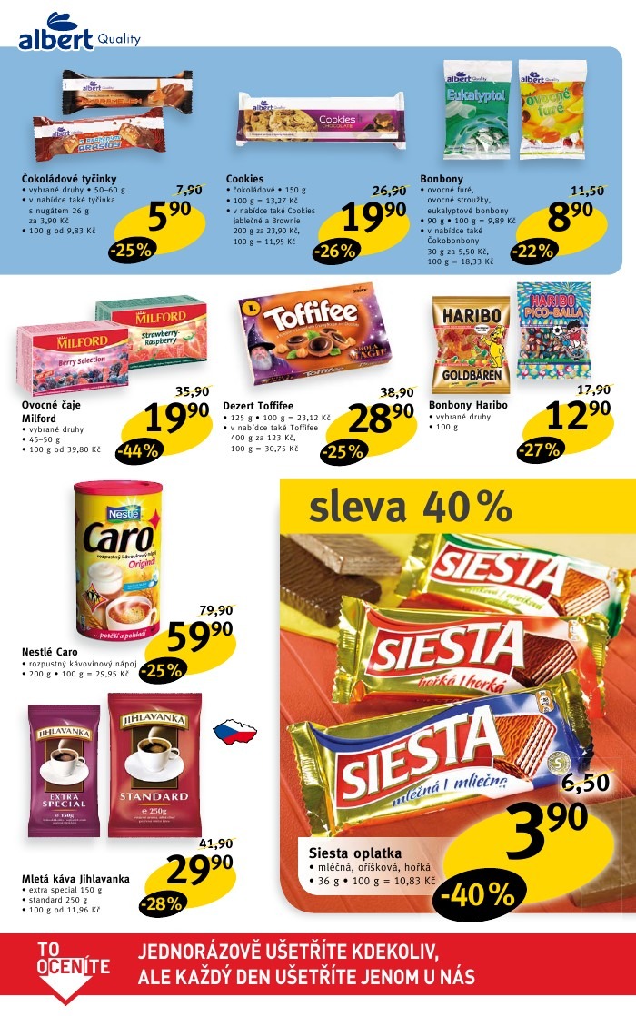 leták Albert strana 1 leták Albert strana 1