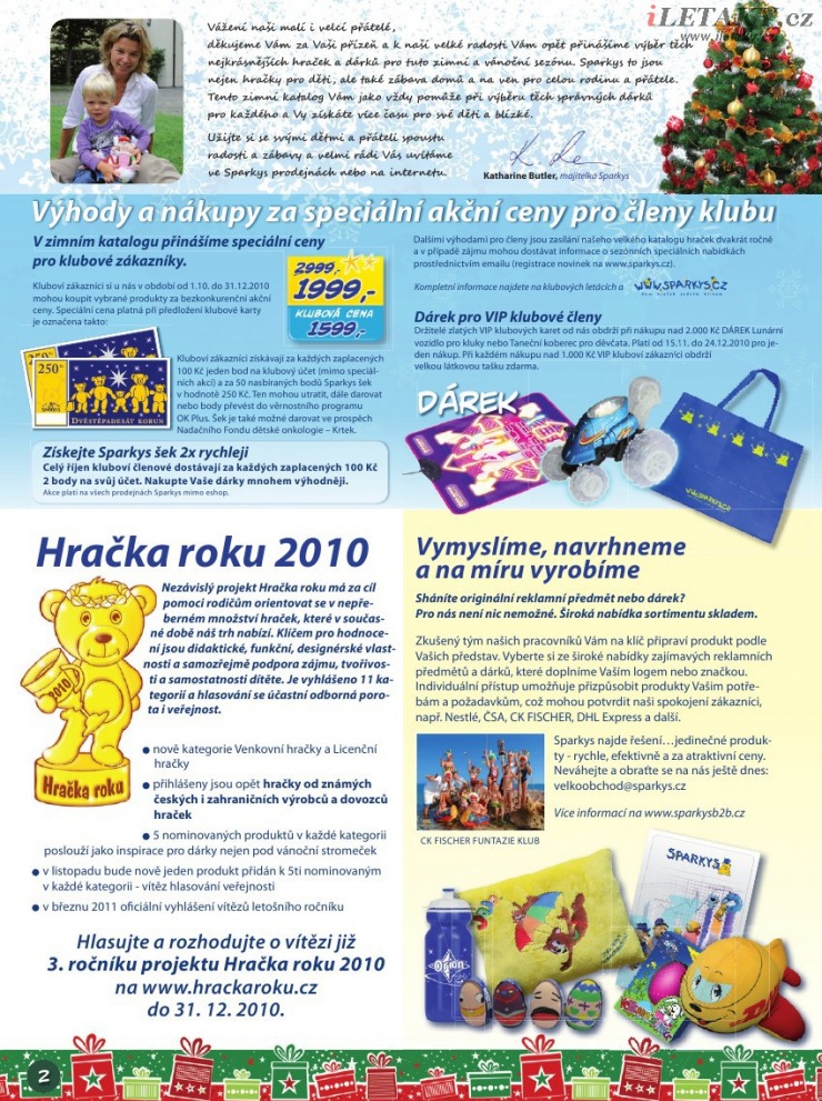 leták Sparkys strana 1 leták Sparkys strana 1