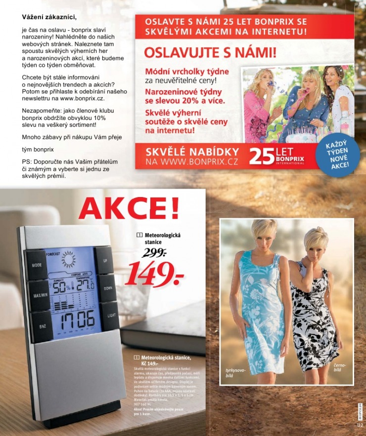 leták Bonprix strana 1 leták Bonprix strana 1