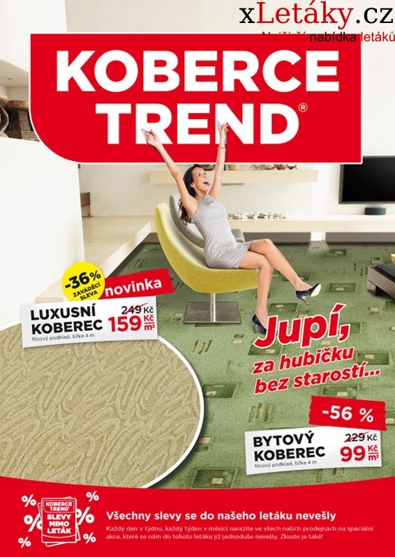 leták Koberce Trend aktuální leták strana 1 leták Koberce Trend aktuální leták strana 1