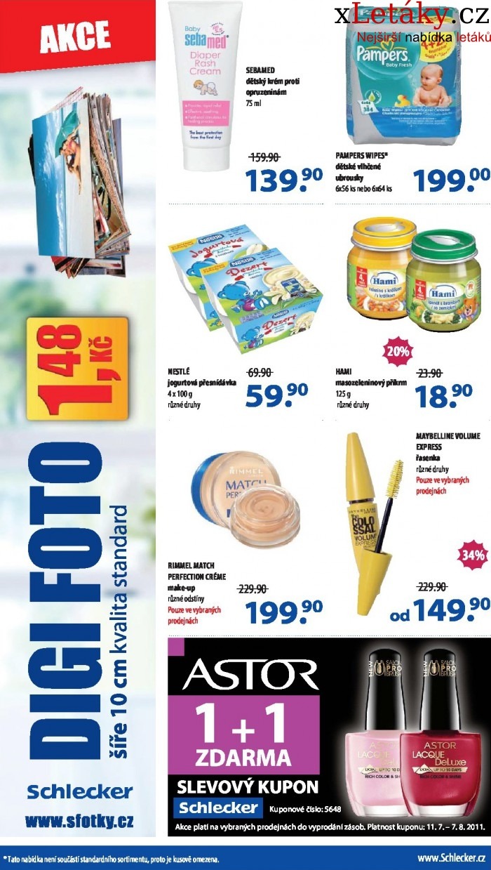 leták Schlecker akční leták strana 1 leták Schlecker akční leták strana 1