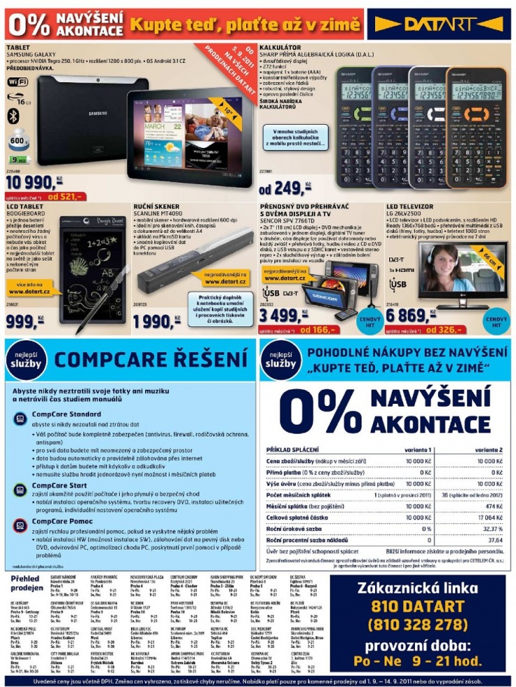leták Datart strana 1