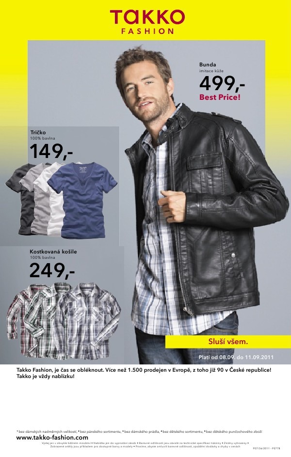 leták Takko fashion strana 1 leták Takko fashion strana 1