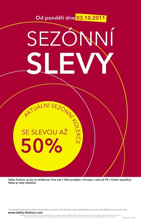 leták Takko fashion strana 1 leták Takko fashion strana 1