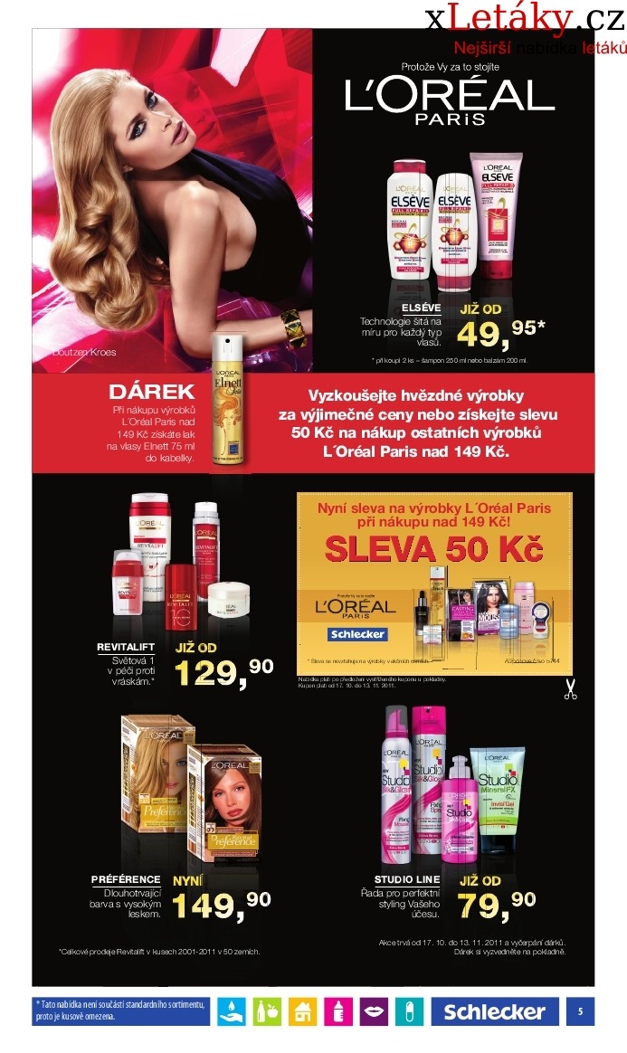 leták Schlecker akční leták strana 1 leták Schlecker akční leták strana 1
