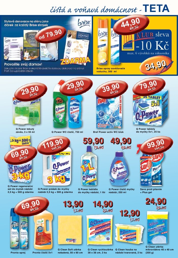 leták TETA drogerie strana 1 leták TETA drogerie strana 1