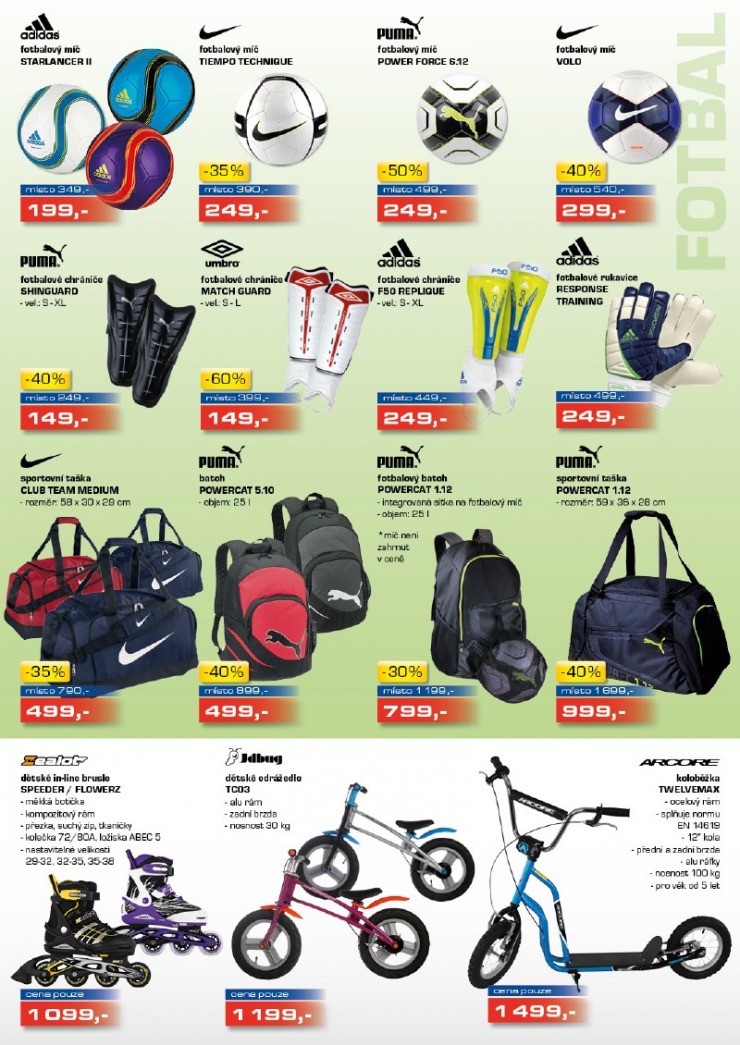 leták Sportisimo strana 1 leták Sportisimo strana 1