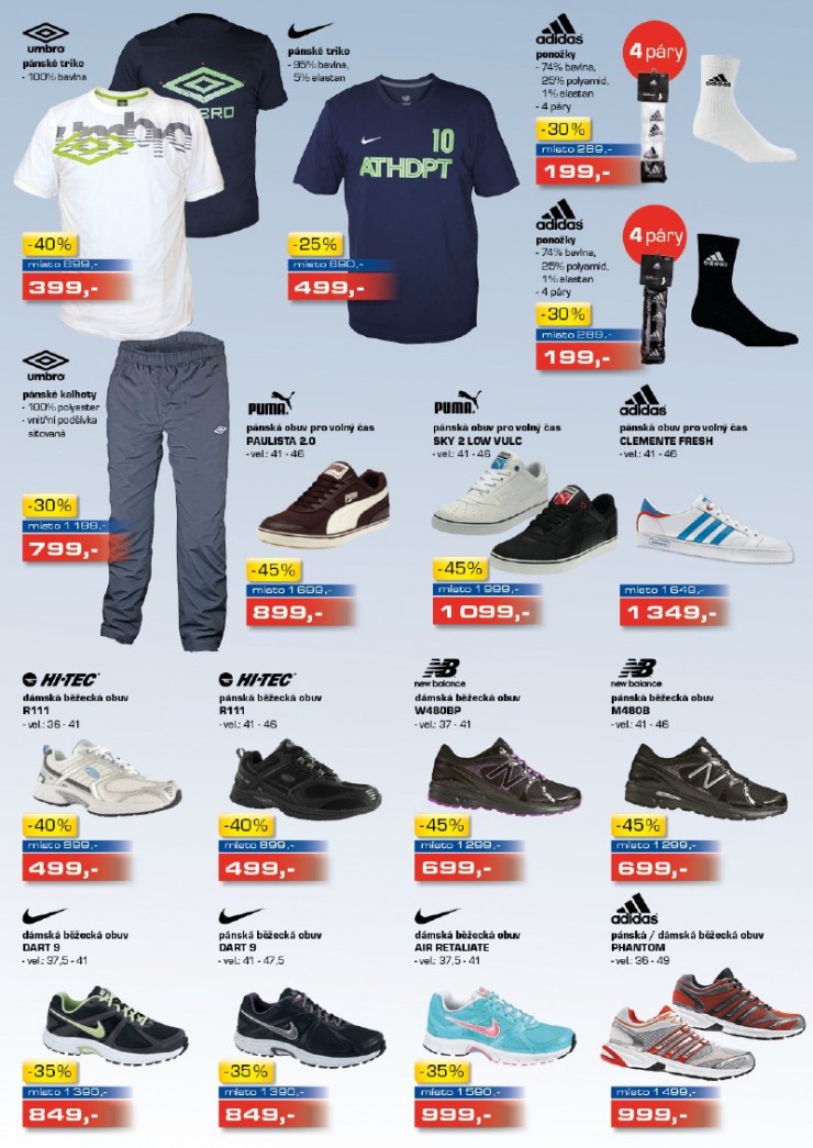 leták Sportisimo strana 1 leták Sportisimo strana 1
