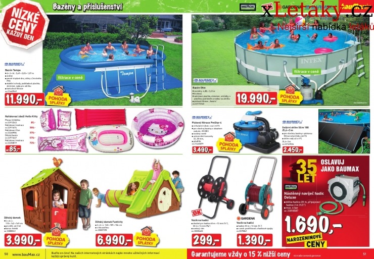leták Baumax aktuální leták strana 1