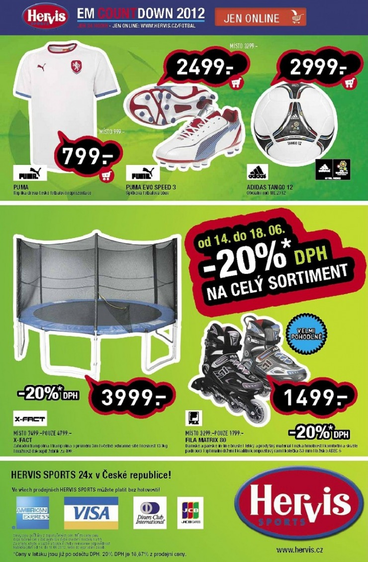 leták Hervis strana 1 leták Hervis strana 1