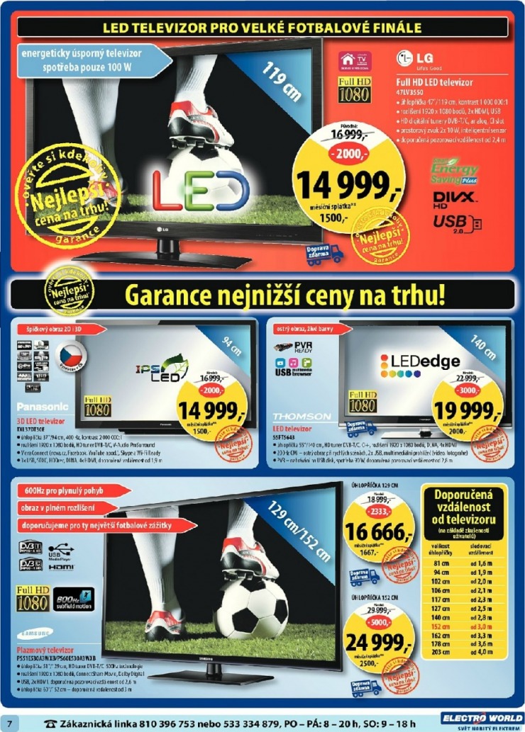leták Electro World strana 1 leták Electro World strana 1