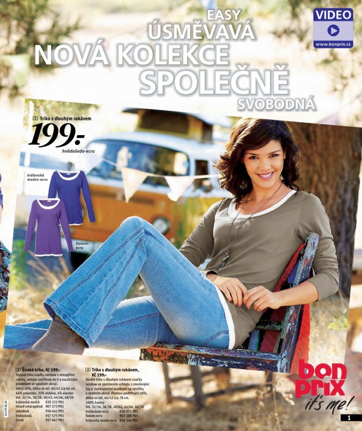 leták Bonprix strana 1 leták Bonprix strana 1