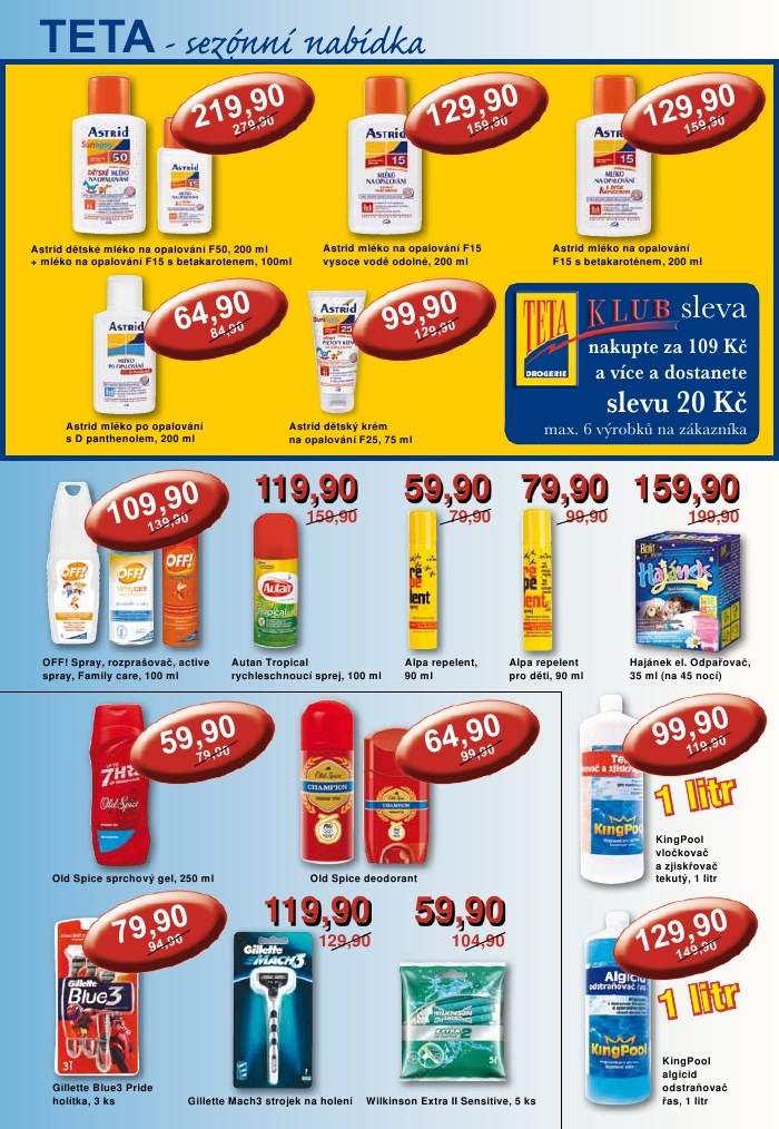 leták TETA drogerie strana 1 leták TETA drogerie strana 1