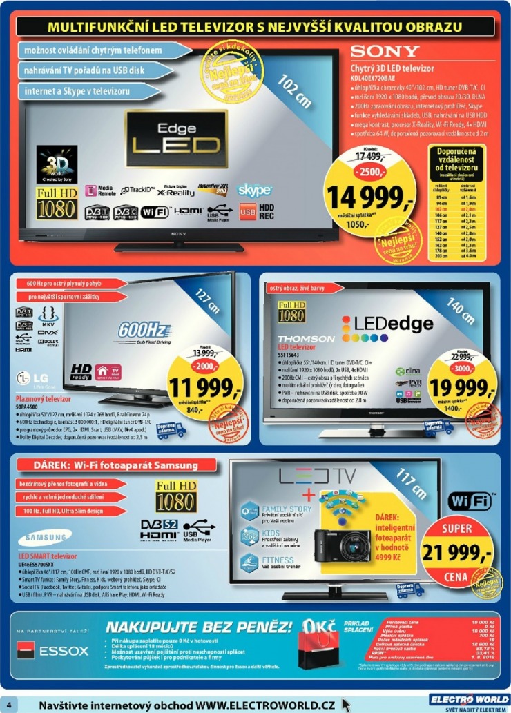 leták Electro World strana 1 leták Electro World strana 1