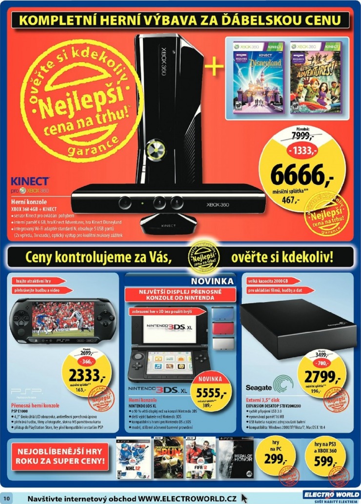 leták Electro World strana 1 leták Electro World strana 1