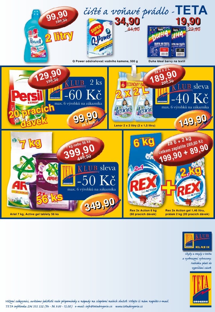 leták TETA drogerie strana 1 leták TETA drogerie strana 1