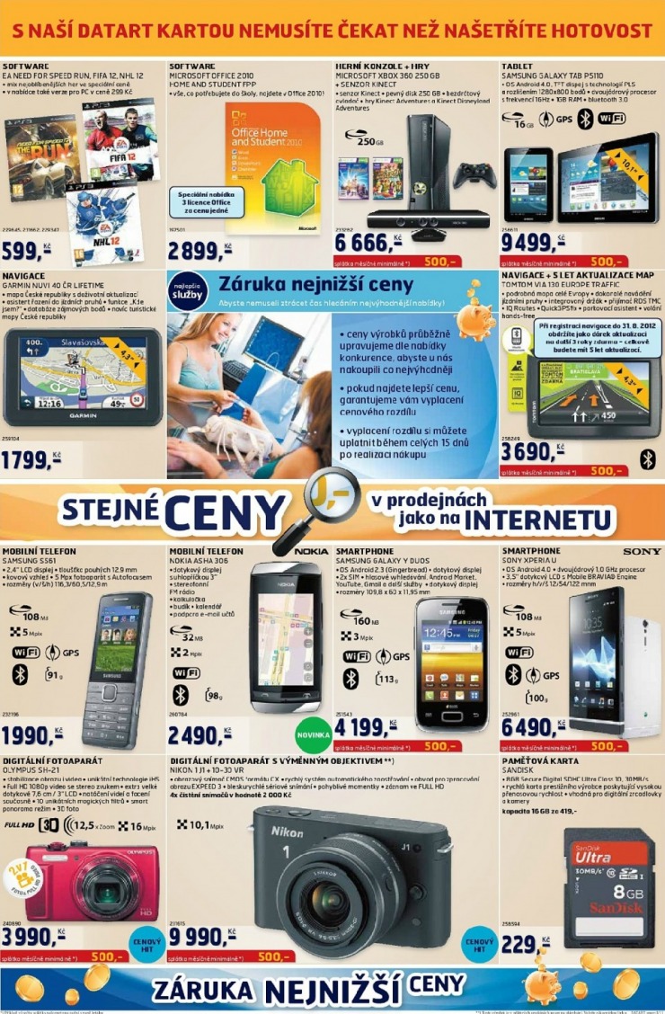 leták Datart strana 1 leták Datart strana 1