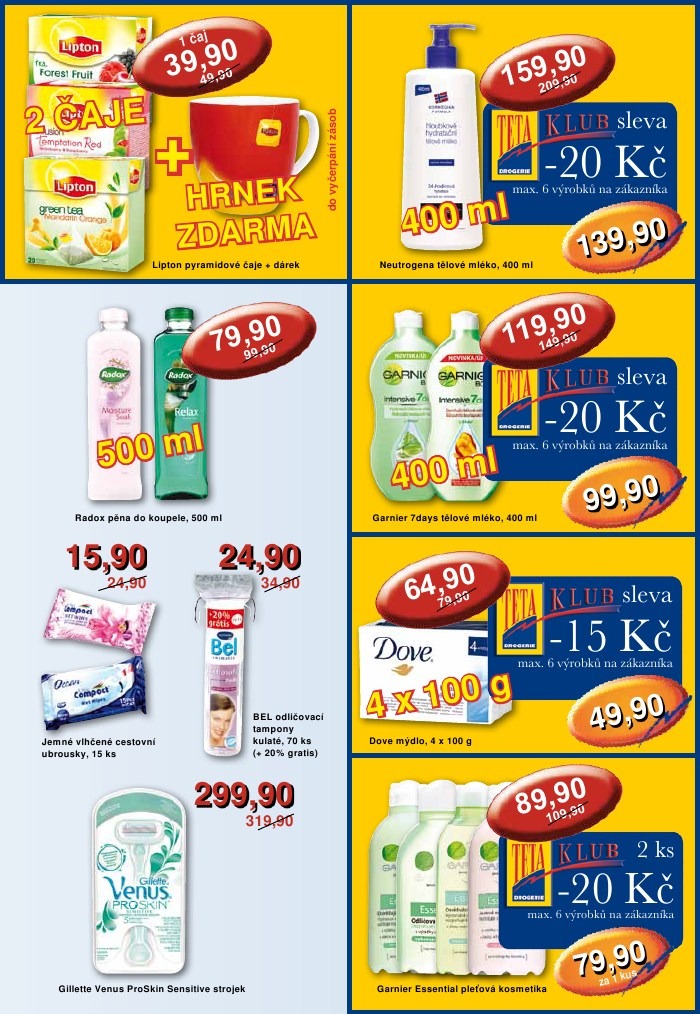 leták TETA drogerie strana 1 leták TETA drogerie strana 1