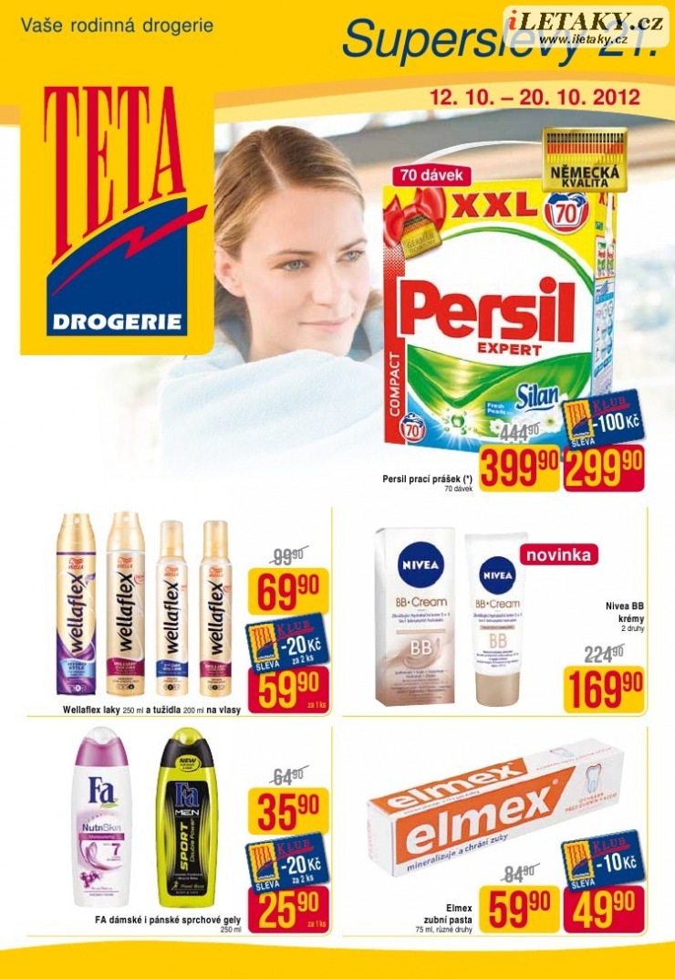 leták TETA drogerie strana 1 leták TETA drogerie strana 1