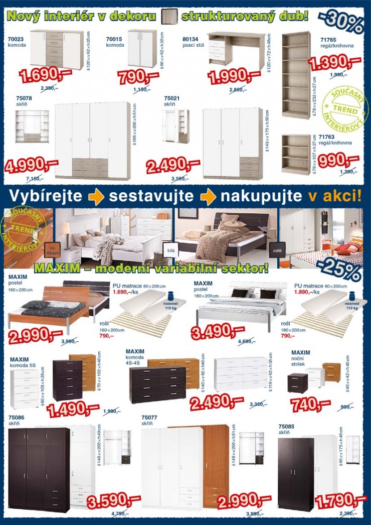 leták Spectrum nábytek Akční leták od 4.2.2013 strana 1 leták Spectrum nábytek Akční leták od 4.2.2013 strana 1