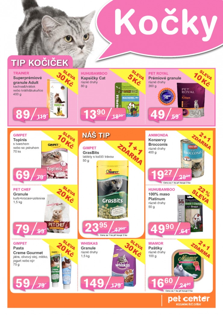 leták Pet Center Akční leták od 1.5.2013 strana 1 leták Pet Center Akční leták od 1.5.2013 strana 1