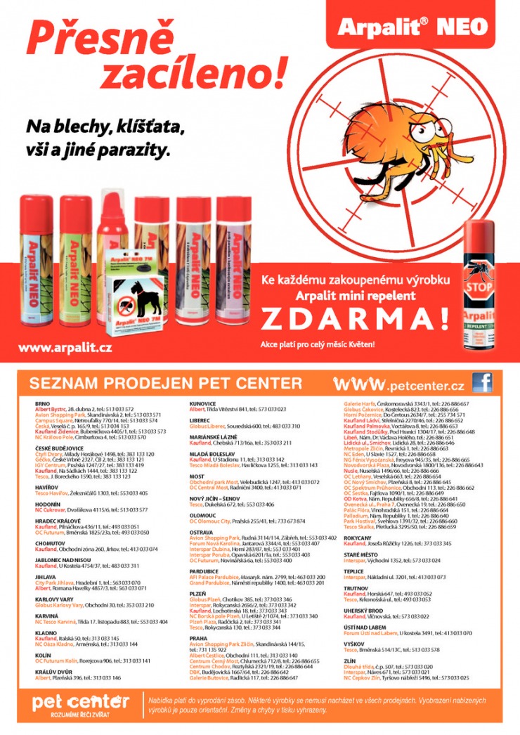 leták Pet Center Akční leták od 1.5.2013 strana 1 leták Pet Center Akční leták od 1.5.2013 strana 1