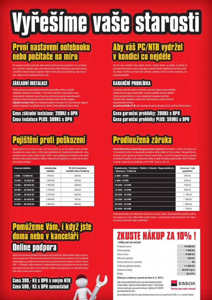 leták Comfor katalog od 4.5.2013 strana 1