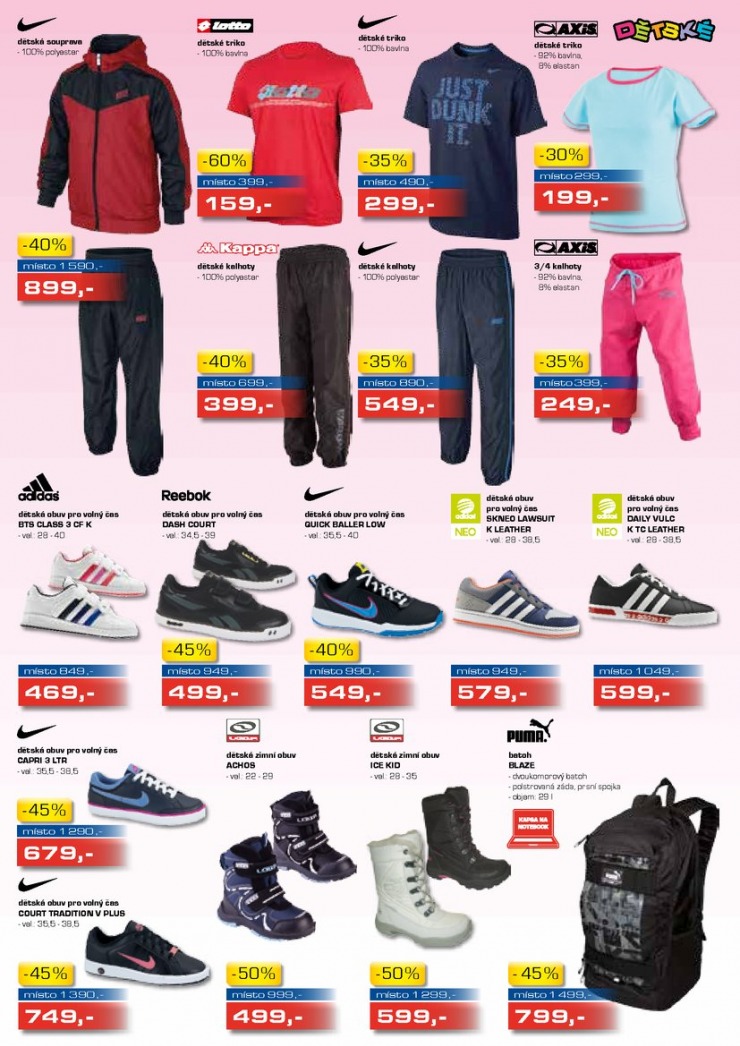leták Sportisimo Aktuální leták od 5.9.2013 strana 1 leták Sportisimo Aktuální leták od 5.9.2013 strana 1