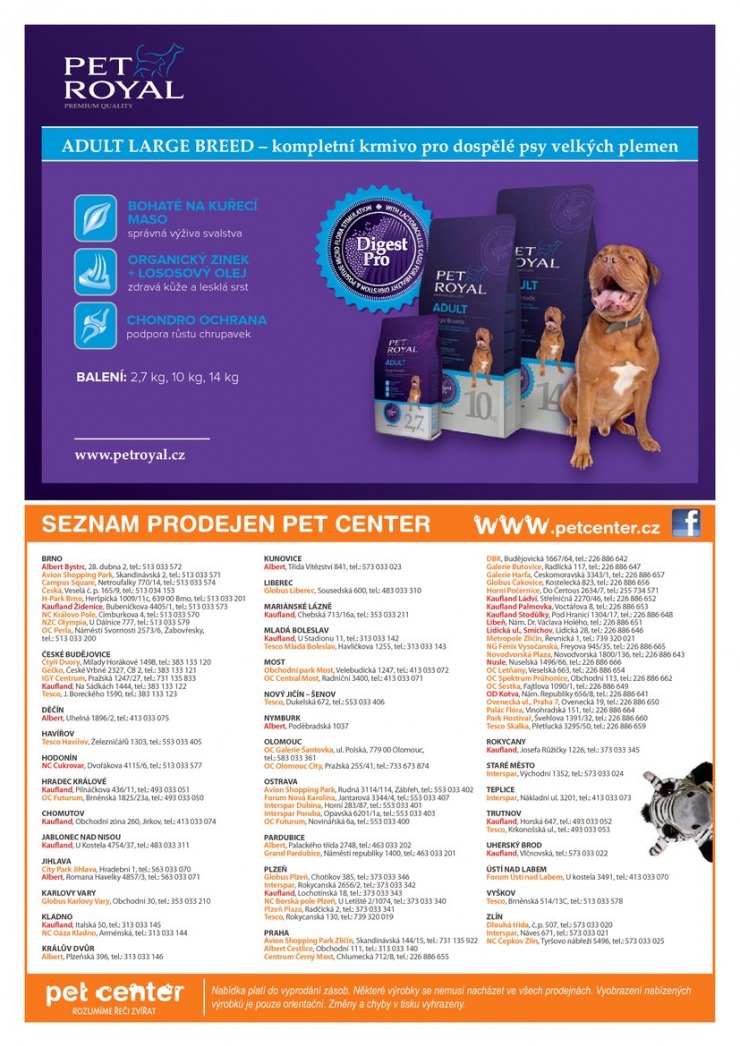 leták Pet Center Akční leták od 1.12.2013 strana 1 leták Pet Center Akční leták od 1.12.2013 strana 1