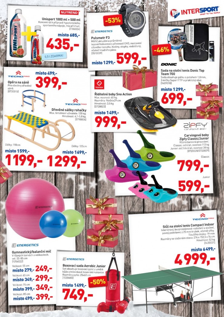 leták Intersport Aktuální leták od 5.12.2013 strana 1 leták Intersport Aktuální leták od 5.12.2013 strana 1