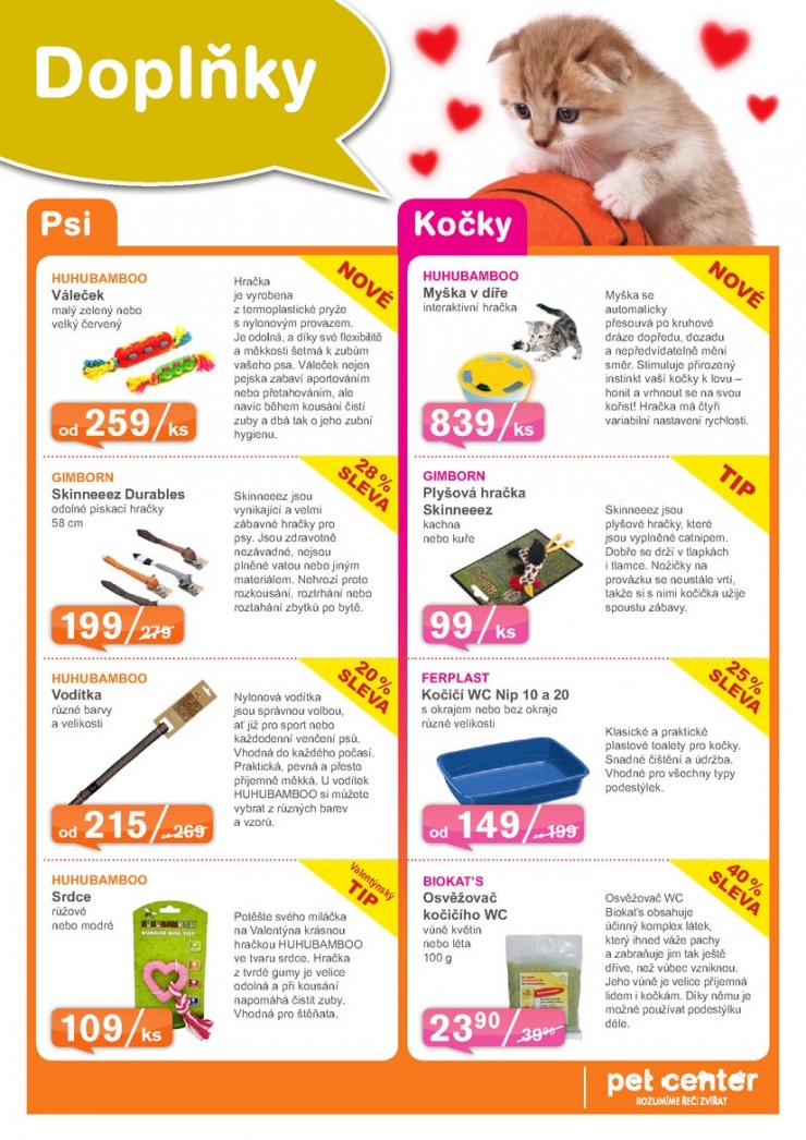 leták Pet Center Akční leták od 1.2.2014 strana 1 leták Pet Center Akční leták od 1.2.2014 strana 1