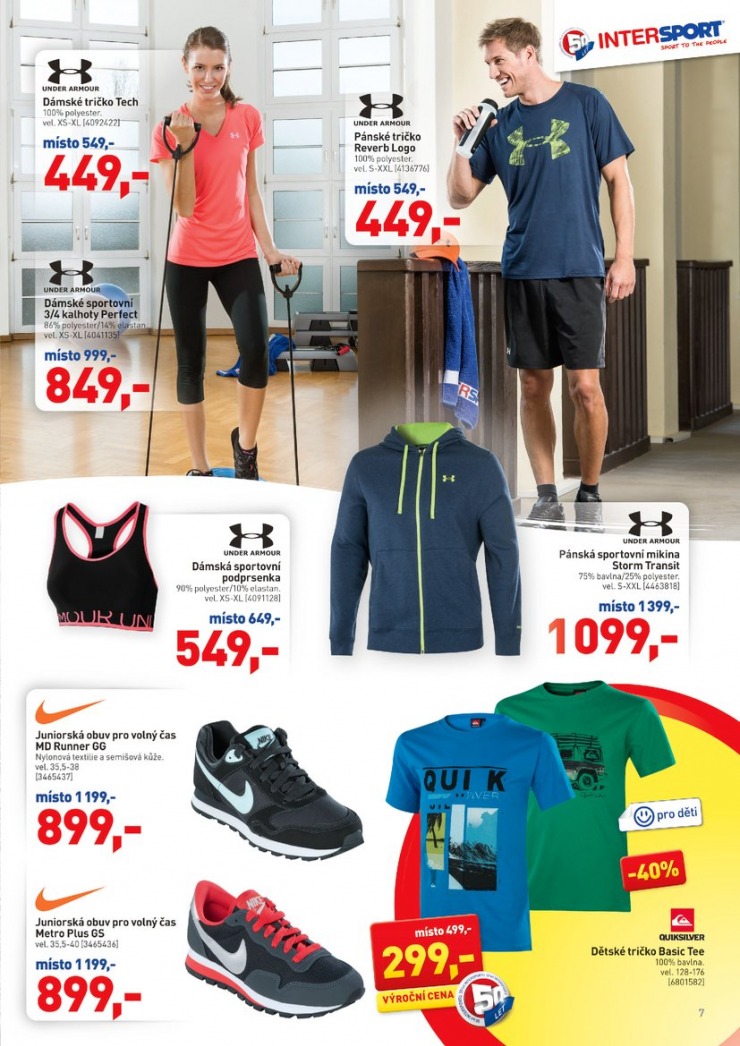 leták Intersport Aktuální leták od 6.3.2014 strana 1 leták Intersport Aktuální leták od 6.3.2014 strana 1