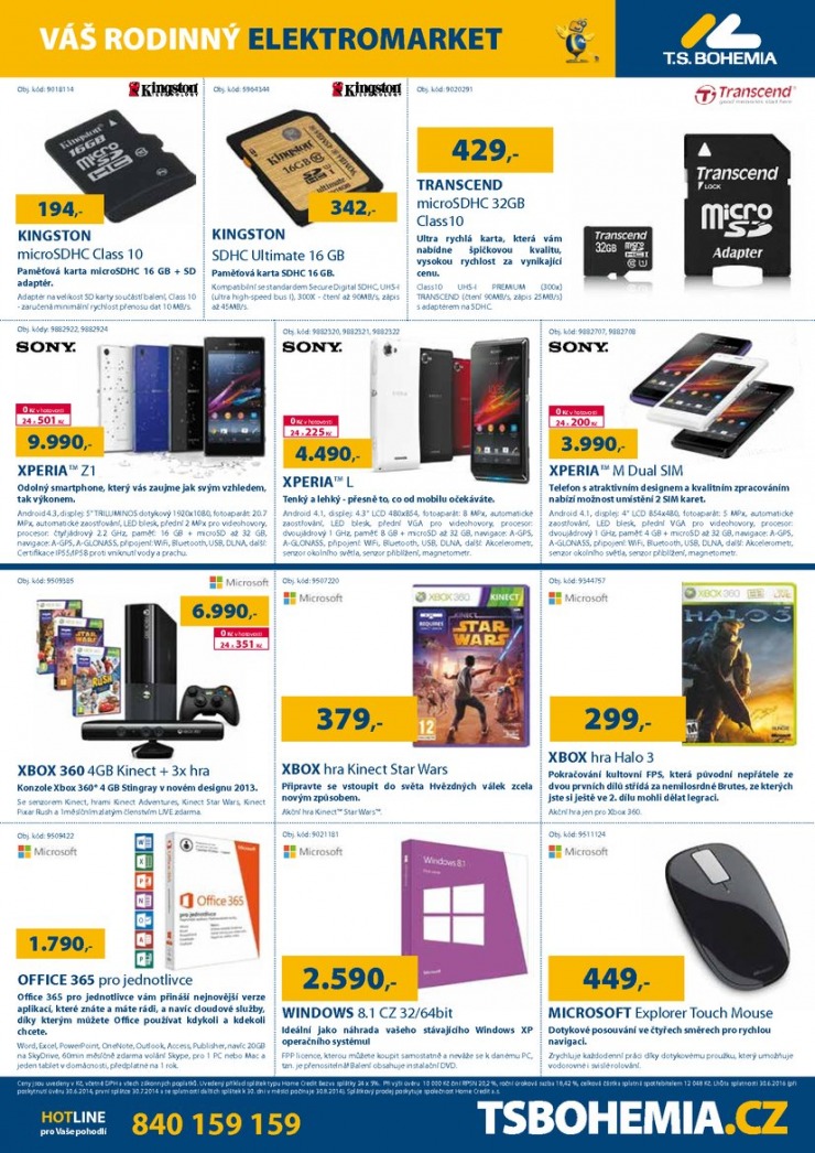 leták T.S. Bohemia Virtuální katalog od 1.7.2014 strana 1