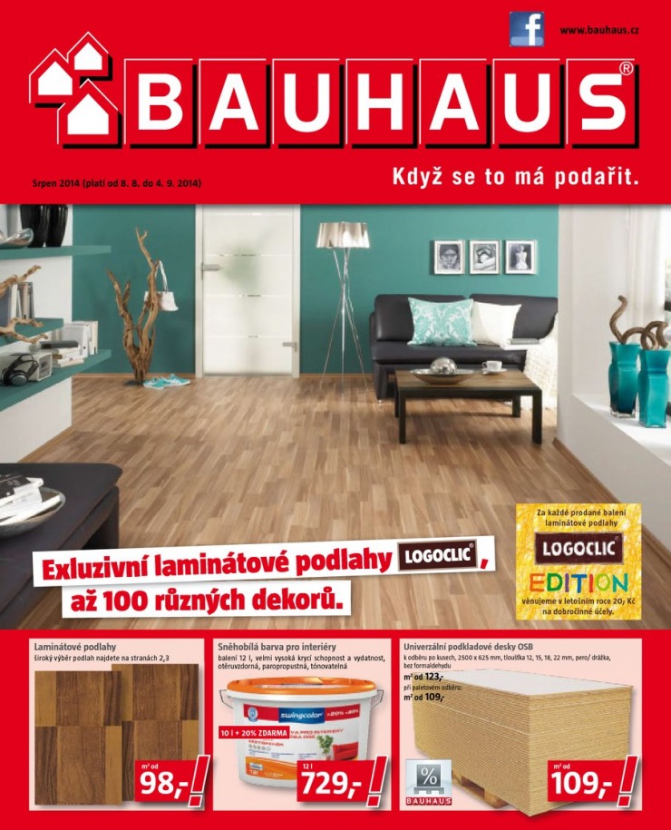 leták Bauhaus Katalog od 8.8.2014 strana 1 leták Bauhaus Katalog od 8.8.2014 strana 1