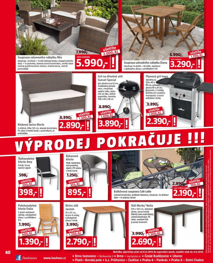 leták Bauhaus Katalog od 8.8.2014 strana 1 leták Bauhaus Katalog od 8.8.2014 strana 1