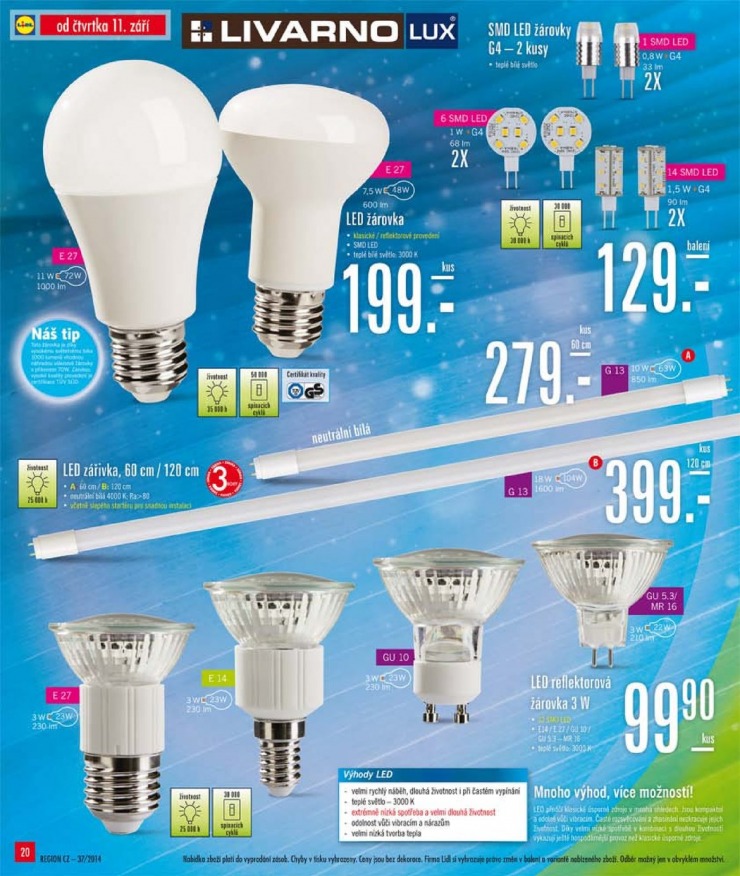 leták Lidl Akční nabídka od 8.9.2014 strana 1