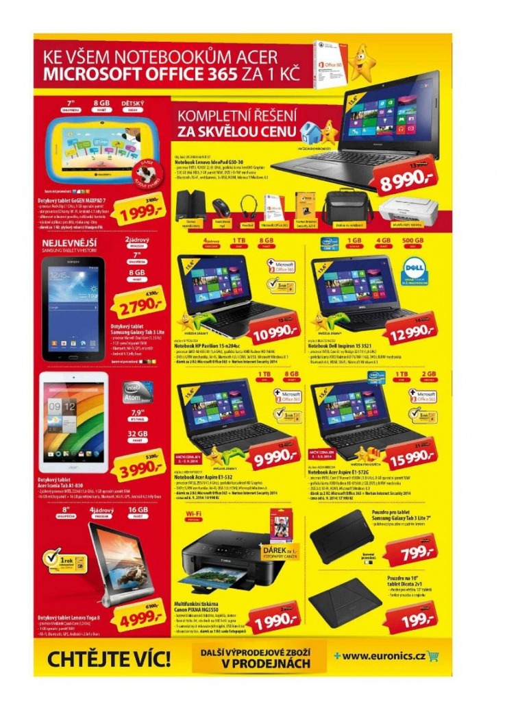 leták Euronics Aktuální leták od 3.9.2014 strana 1 leták Euronics Aktuální leták od 3.9.2014 strana 1