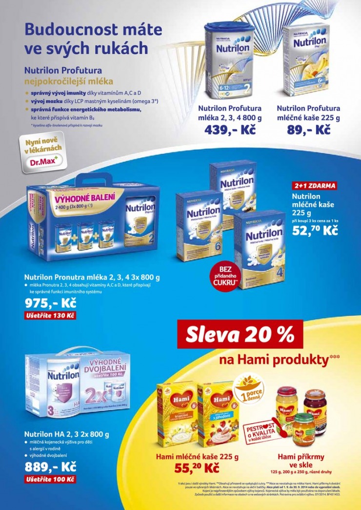 leták Dr. Max lékárna Aktuální leták od 3.9.2014 strana 1 leták Dr. Max lékárna Aktuální leták od 3.9.2014 strana 1
