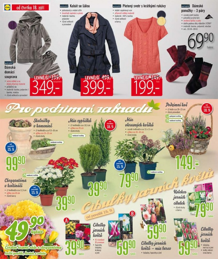 leták Lidl Akční nabídka od 15.9.2014 strana 1 leták Lidl Akční nabídka od 15.9.2014 strana 1