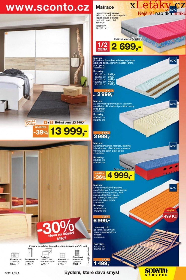 leták Sconto nábytek leták strana 1 leták Sconto nábytek leták strana 1
